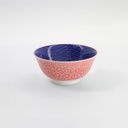 Mixed Bowls Tayo Bowl Seikaiha Inner Blue 14.8x6.8cm HB-1101/9 6/48
