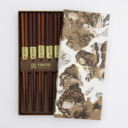 [33636] Chopstick Giftset/5 Mountain 33636 1/100